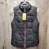 Puffy Vest, Zipper *vgc/xc, mnr dirt
