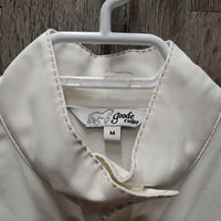 SS Show Shirt, attached snap collar *gc, rubs & pills, mnr stains & loose threads
