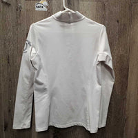 LS Shirt, 1/4 Zip Up *gc, pilly/rubbed inside, mnr snags & dingy?
