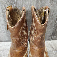 Pr Short Pointy Toe Western Boots *vgc, clean, mnr toe dings & scrapes