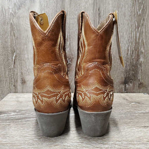 Pr Short Pointy Toe Western Boots *vgc, clean, mnr toe dings & scrapes