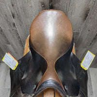 17.5 XW 6.25" Stubben Siegfried Close Contact, Blue Cotton Stubben Cover, Xlg Front (covered) & Back Blocks: aftermarket, Wool Flocking, Flaps: 14"L x 13"W Serial # 7169965 31
