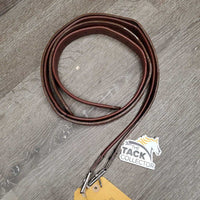 Pr Thick Lined Stirrup Leathers *gc, mnr dirt, rubs, extra holes, scraped/peeled edges
