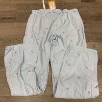 Pajama Set: Tank Top & Cotton Drawstring Pants *gc, wrinkled, faded, dingy, older
