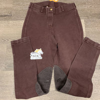 Hvy Cotton Breeches, pull on *gc, v.faded, rubs, older
