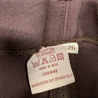 Hvy Cotton Breeches, pull on *gc, v.faded, rubs, older
