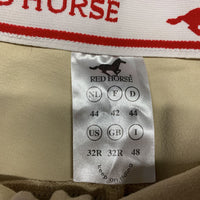 Hvy Cotton Euroseat Breeches *gc, older, v.pilly knees, puckers, rubs
