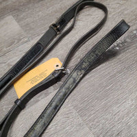 Rsd Flat Standing Martingale *fair, elastic, faded, rubs, stiff, dry, xholes, missing keepers, creased
