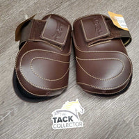 Open Front & Hind Synthetic Boots, velcro *vgc, clean, scrapes, hair, residue?stain
