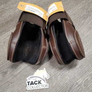 Open Front & Hind Synthetic Boots, velcro *vgc, clean, scrapes, hair, residue?stain