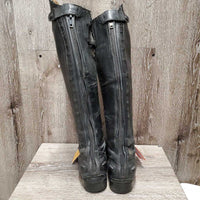 Pr Field Boots, Zips *FAIR/gc, clean, rubs, HOLEY & Torn-L, threads
