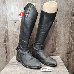 JUNIORS Dress Boots, Zips, cardboard forms *gc, dirt, rubs, scuffs, toe dents