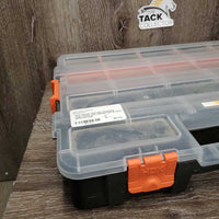 Plastic Storage Organizer *vgc, clean, mnr residue, dirt & dust
