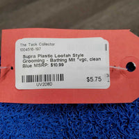 Plastic Loofah Style Grooming - Bathing Mit *vgc, clean
