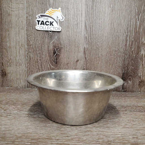 Metal Dog Bowl *fair, filthy, scratches, dents