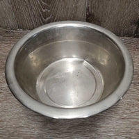 Metal Dog Bowl *fair, filthy, scratches, dents
