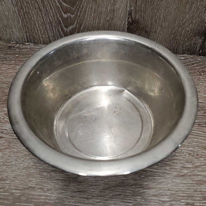 Metal Dog Bowl *fair, filthy, scratches, dents