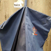 Hvy Garment Bag, Zipper "Jump Alberta" *gc, older, dirt
