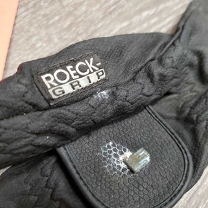 Pr Riding Gloves *gc/fair, faded, stains, oxidized logo, peeled fingers, scrapes, knicks