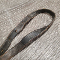 1 ONLY Narrow Thin Leather Spur Strap *gc/fair, twists, rubs, dents
