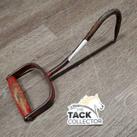 1 Metal Hay Hook, Wood Handle *gc, rust, peeling, cracked handle, pitted, older, pitted
