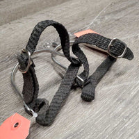 Pr ultra fine POW Spurs, Braided Nylon Spur Straps *vgc, mnr dusty & scratches
