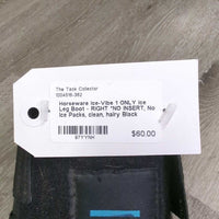 1 ONLY Ice Leg Boot - RIGHT *NO INSERT, No Ice Packs, clean, hairy
