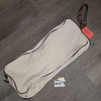 Canvas Cotton Bridle Bag, zipper *vgc, mnr stains?dirt
