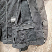 Mesh Show Jacket, zipper, buttons *dirty, faded, discolored, embroidered, v.crinkled, fair/gc
