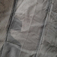 Mesh Show Jacket, zipper, buttons *dirty, faded, discolored, embroidered, v.crinkled, fair/gc
