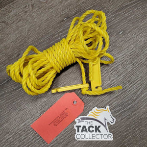 Narrow Nylon Rope, 2 clips *vgc, mnr dirt?stain