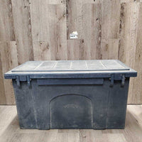 Plastic Trunk *gc, dirty, stains, faded, residue, older, smells (iodine?)
