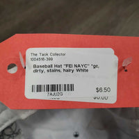Baseball Hat "FEI NAYC" *gc, dirty, stains, hairy
