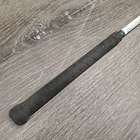 Riding Crop - Whip *gc/fair, dirty, discolored, faded, slices, floppy end, long handle slice
