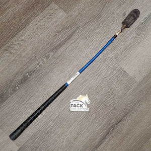 Hvy Handle Riding Crop *fair/gc, taped, loose threads, faded & puckered end