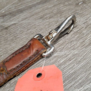 Adjustable Western Running Martingale Attachment, snap *gc, dirt, hair, rust, stretched keepers, scraped edges