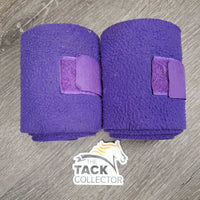 Pr Fleece Polos *gc, clean, v.clumpy, mnr hair
