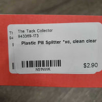 Plastic Pill Splitter *xc, clean
