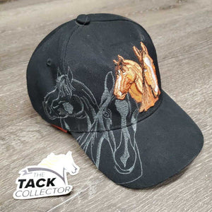 Ball Cap, embroidered horses *xc