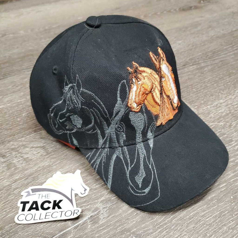 Ball Cap, embroidered horses *xc