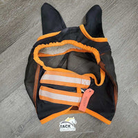 Fine Hvy Mesh Fly Mask, ears *gc/vgc, dirty, hairy & clumpy fleece, stains
