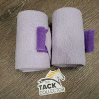 2 Fleece Polos *gc, clean, clumpy, hairy
