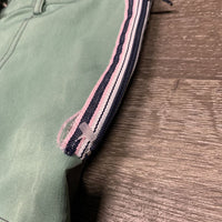 Full Sticky Seat Breeches *fair, pilly inside, seams/holes, snags, rubs, seat: v.rubbed, dry stickies, torn loop & edge
