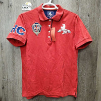 SS Classic Polo Shirt, 1/4 Button Up *vgc, mnr collar rubs & pills
