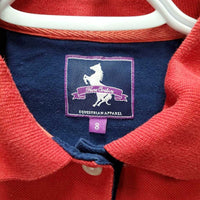 SS Classic Polo Shirt, 1/4 Button Up *vgc, mnr collar rubs & pills
