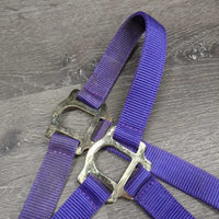 Thin Nylon Halter, snap *vgc, v. mnr dirt, scuffed plaiting
