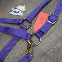 Thin Nylon Halter, snap *vgc, v. mnr dirt, scuffed plaiting
