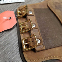 Closed Leather Boots, buckles *vgc/xc, mnr dirt, rubs & stains
