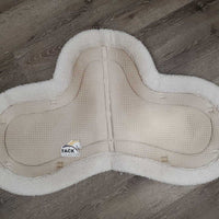 Fitted Fleece Waffle Hunter Saddle Pad *fair, clean, clumpy, stains, v. dingy, rubs, thin fleece, puckers
