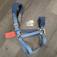 Adjustable Nylon Breakaway Halter with Fleece *gc, dirt, stains, hair, rust, scratched plaiting
